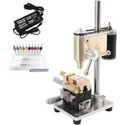 Taladro de banco de precisión para reparación de relojes, prensa de taladro de mesa de velocidad variable, herramienta de voltaje ajustable para hacer joyas y manualidades