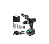 Cecotec Taladro Atornillador, Perforador y Percutor de Batería CecoRaptor Perfect ImpactDrill 4020 Brushless Ultra. Batería de 20 V y 4000 mAh, Velocidad 2000 rpm, Ratio de Impacto 30000 bpm
