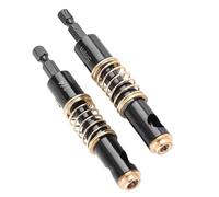 Taladro de bisagra autocentribrante, bisquino de bisquillo negro de 5 mm 1/4 "Pon brote de brote de brote de perforación de taladro que enrolle el plástico de madera de 1/4 (2 piezas)