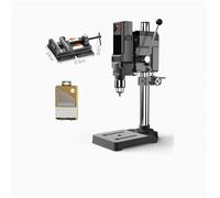 Taladro de columna de banco Mini taladro de banco, fresadora y perforadora de precisión, herramienta multifuncional for cuentas, taladro portátil(1050W with vise)