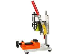 Taladro de columna de banco Mini taladro de banco multifuncional, fresadora, 120 W, bricolaje, máquina perforadora de alta precisión, máquina perforadora de mandril(Update Package 3)