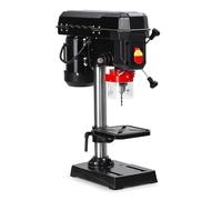 Taladro de columna de banco Taladro de banco de 8 pulgadas, 2,5 A, 5 velocidades ajustables, inclinación de 0 a 45°, controles de banco for taladrar madera y metal.