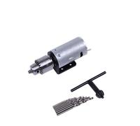 Taladro de Columna, Mini Motor eléctrico DC 5-12V, taladro manual, juego de perforación con brocas giratorias, soporte de mandriles JTO for PCB de madera, Herramientas eléctricas