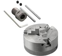 Taladro de conexión de la biela, y biela de conexión, Aleación de zinc biela 3 Jaw Lathe Chuck, Herramienta eléctrica de alta precisión Accesorio de abrazadera de extensión de egoísta para carpintería