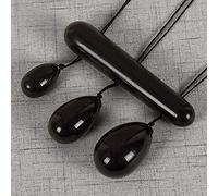 Taladro de cuarzo rosa Yoni Egg Set-BO 4PCS