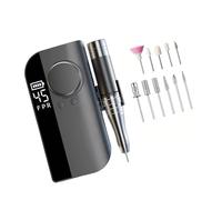 Taladro de dedo de alta velocidad que incluye pantalla digital y detección de luz para dar forma segura a la amoladora delgada Unguis