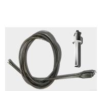 Taladro de drenaje flexible con cabeza en forma de oliva para un viaje suave de la tubería y máxima retención de desechos en aplicaciones de fontanería doméstica (1 m)