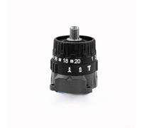 Taladro de hielo de alto par de torsión de 13 mm, 120 Nm, montaje de portabrocas bimetálico para taladros eléctricos de litio, diseño compacto azul para pesca de invierno (caja de cambios)