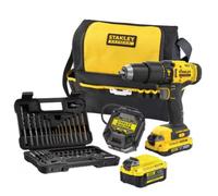 Taladro de impacto inalámbrico Stanley FatMax V20 (1x4.0 Ah + 1x2.0 Ah, SFMCD711DMA)