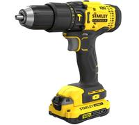 Taladro de impacto inalámbrico Stanley FatMax V20, 2 baterías de 1,5 Ah y 18 V SFMCD711C2S