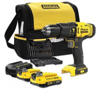 Taladro de impacto inalámbrico Stanley FatMax V20, 2 baterías de 2,0 Ah y 18 V SFMCD711DSA