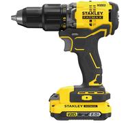 Taladro de impacto inalámbrico Stanley FatMax V20 de 18 V y sin escobillas SFMCD715D1K
