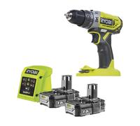 Taladro de impacto Ryobi R18PD2-215G de 18 V (2 baterías de 1,5 Ah)