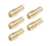 Taladro de latón, portabrocas de 3 mm, para herramientas giratorias Dremel, 5 unidades
