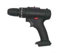 Taladro de litio cepillado compatible con función, portabrocas de 10 mm y ajustes de velocidad dual para tareas de perforación y conducción en varios materiales