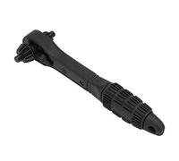 Taladro de llave de llave de chuck, llave de llave de chuck de doble cabeza de acero, llave de perforación de chuck a prueba de óxido, tecla de taladro de doble función para