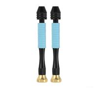 Taladro de mano portabrocas de 0,3 a 3,4 mm, funda de goma antideslizante, tornillo de banco de aleación de aluminio para fabricación de modelos de madera y plástico, herramientas de manualidades