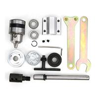 Taladro de mesa - Ensamblaje de husillo sin alimentación DIY Carpintería Corte Mesa de molienda Accesorio de taladro Portabrocas B12