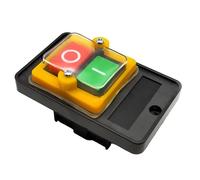 Taladro de mesa impermeable AC220 V/AC380 V con alta capacidad de corriente 10 A, práctico y fiable taladro de mesa impermeable, interruptor de botón pulsador duradero