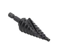 Taladro de Paso de, Bits de Metal para Bit Hss Espiral Rango de Pagoda Agujero de la Pagoda Herramienta de Acero Hex Vástago Negro 15 Pasos 4-32 Mm (10 pasos (4-22 mm))