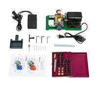 Taladro de perlas, 220 V, taladro para joyas, 360 W, juego completo, 4-35 mm, perla perforada, herramienta de piezas de joyería para corales, perlas, madera, jade