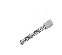 Taladro de refrigeración interno de carburo sólido, broca profesional brillante, herramienta CNC de corte 5xD for diámetro de aluminio de 3,0-8,0mm, 1 Uds.(5.1xD6x44x82)