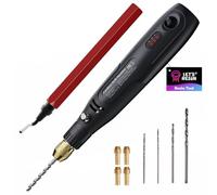 Taladro de resina inalámbrico, ajuste de 3 velocidades y herramienta giratoria recargable 19 accesorios