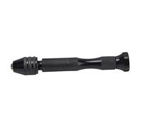 Taladro de Tornillo de Banco Herramienta Manual Fácil de Usar para Perforar Madera y Plástico, Taladro Helicoidal Manual Negro Compacto, Rango de Sujeción de 0,3 a 3,4 Mm, para
