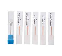 Taladro de uñas de oro rosa Brocas de machos de aleación de tungsteno Juego de cabezal de pulido de uñas 6pcs