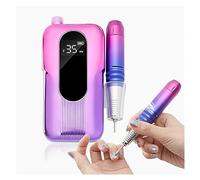 Taladro de uñas, Electric Nail Drill, Machine 35000RPM Wireless Polish Remover Mini With LED Display Home Salon Use For Training And para uñas acrílicas