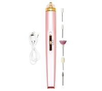 Taladro de uñas, eléctrica para uñas, molinillo portátil, manicura eléctrica, instrumento de esmalte de uñas, máquina de taladro de uñas inalámbrica recargable, pulidora para familiares, amigos y