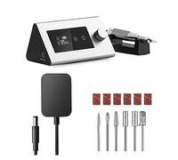 Taladro de uñas eléctrico 35000 RPM, taladro manicura Sander Nail for herramientas, máquina pantalla táctil diseñada for familias salones Potente y eficiente(Bianco)