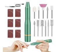 Taladro de uñas eléctrico, de uñas eléctrica | Taladro eléctrico inalámbrico para uñas - Herramientas de manicura y pedicura con brocas para uñas, juego de pulido para uso en salón doméstico, herramie
