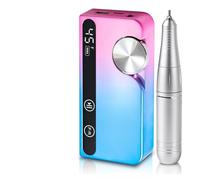 Taladro de uñas eléctrico portátil profesional 45000 RPM, recargable, con lima bajo ruido Fácil de usar(Multicolors)