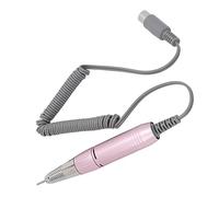 Taladro de Uñas Mango Rosa, Mango Lima de Uñas Eléctrica de Metal 0-3000 RPM, Kit Taladro de Lima de Uñas Profesional, Taladro de Uñas Eléctrico Portátil para Uso en Salón de Casa