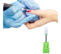 taladro de uñas para taladro de uñas | Brocas de cerámica con contenedores a prueba de polvo - Brocas de cerámica de taladro portátil para uso en el hogar, de cuti