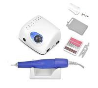 Taladro de uñas recargable 35000RPM portátil eléctrico E File Malory acrílico Gel removedor de esmalte de uñas máquina con juego de brocas, manicura Nail Tech Art Salon Home DIY