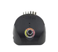 Taladro de uñas, Taladro Eléctrico Para Uñas, Pulidor, Fresadora De Manicura, Herramientas Dispositivo Artístico Para Pedicura Para Entrenamiento Y Uso Doméstico, 3 Uds para uñas acrílicas(Black)
