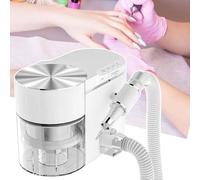 Taladro De Uñas Y Colector De Polvo 2 En 1, Pulidor De Uñas Eléctrico Con Succión Al Vacío, Motor Sin Escobillas De 35000 Rpm, Succión Y ángulo Ajustables, Manguera De Extensión, ≤68 Db Silencioso