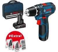 Taladro Destornillador Bosch GSR 12v-15 Con 2 Batería de Litio De 12 Voltio