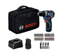 Taladro/destornillador BOSCH GSR 12V-32 (2 x 2,0 Ah, GAL 12V-20; 36 piezas CA; Funda de cartón; B) 06019N7004