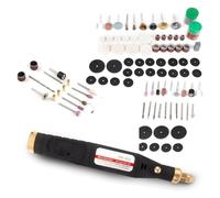 Taladro eléctrico ajustable de 5 velocidades, pluma grabadora, Mini taladro, herramienta rotativa, rectificadora, punta de 5000-18000 RPM, 165 Uds.,Máquina multiusos(AZ-HB-005 SetC)