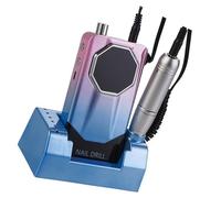 Taladro eléctrico de clavos de 45000 rpm, lima portátil inalámbrica con múltiples ajustes de velocidad para amoladora eléctrica acrílica