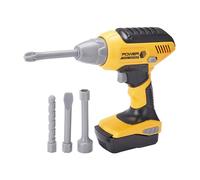 Taladro eléctrico de Juguete con luz y Sonido con 4 Brocas 15,5x6x17cm