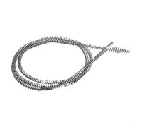Taladro eléctrico de serpiente de drenaje de resorte para dragado de tuberías curvadas, desbloqueo de tuberías de baño de barra de acero de manganeso y limpiador de fregadero de cocina, limpiador de