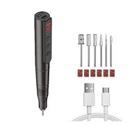 Taladro eléctrico de uñas de 35000RPM for esmalte de Gel acrílico for uñas, accesorios y herramientas profesionales for uñas(Nero)