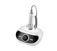Taladro eléctrico for uñas de 35000RPM, herramienta for salón de uñas, máquina recargable for manicura y pedicura, taladro eléctrico profesional for uñas de baja vibración(Bianco)