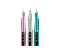 Taladro eléctrico for uñas de 35000RPM, juego cortadoras fresado for manicura inalámbrica for pulir Gel, bolígrafo perforador for , equipo for salón(Pink)