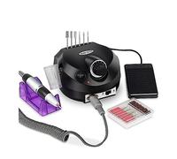 Taladro Eléctrico For Uñas De 35000RPM, Kit Profesional De Taladro For Uñas Efile, Lima Eléctrica For Uñas Acrílicas, Uñas De Gel(Nero)