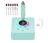 Taladro eléctrico for uñas de 45000 RPM, taladro profesional for salón Fácil de usar(Groen)